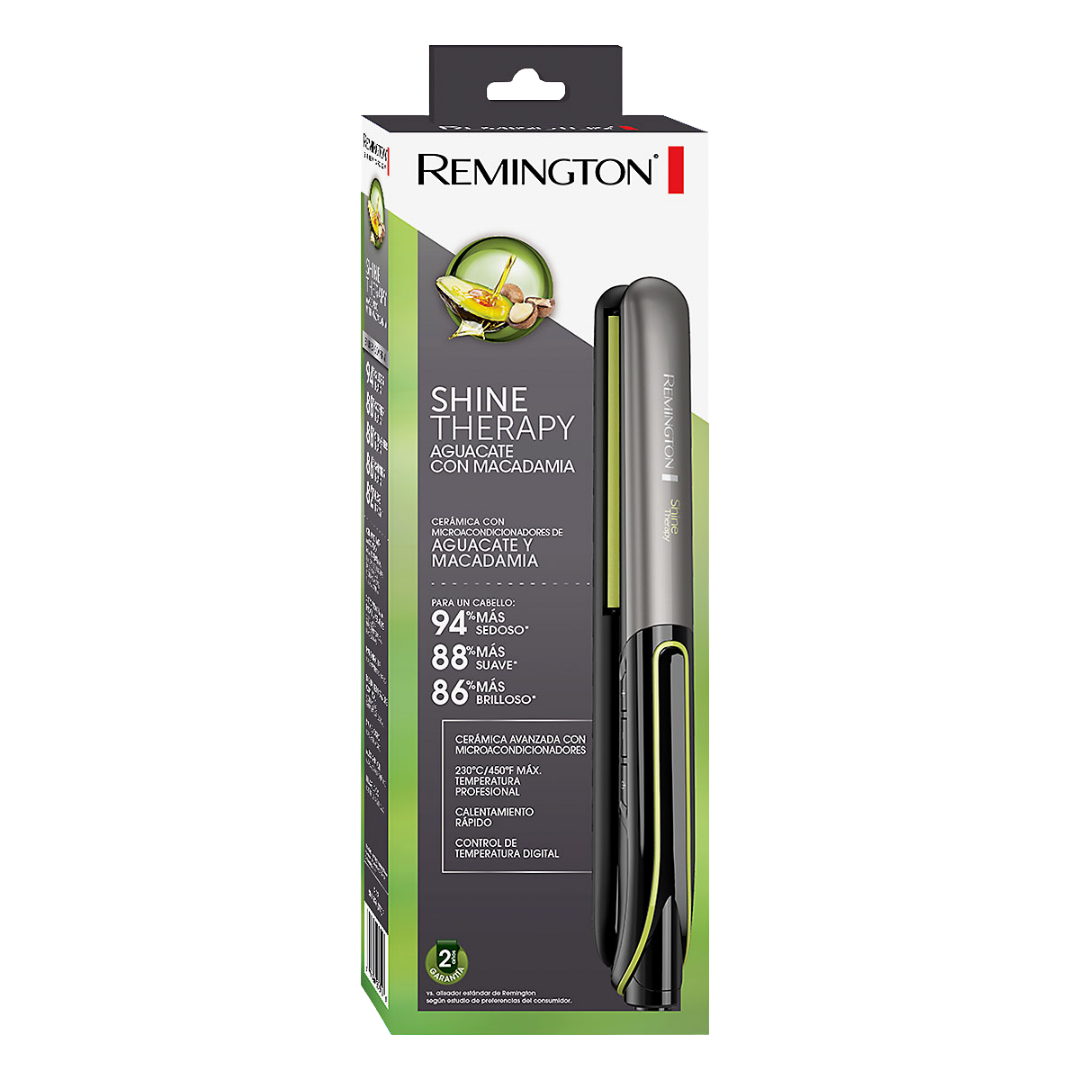 Plancha Shine Therapy Remington S12A – Aguacate y Macadamia