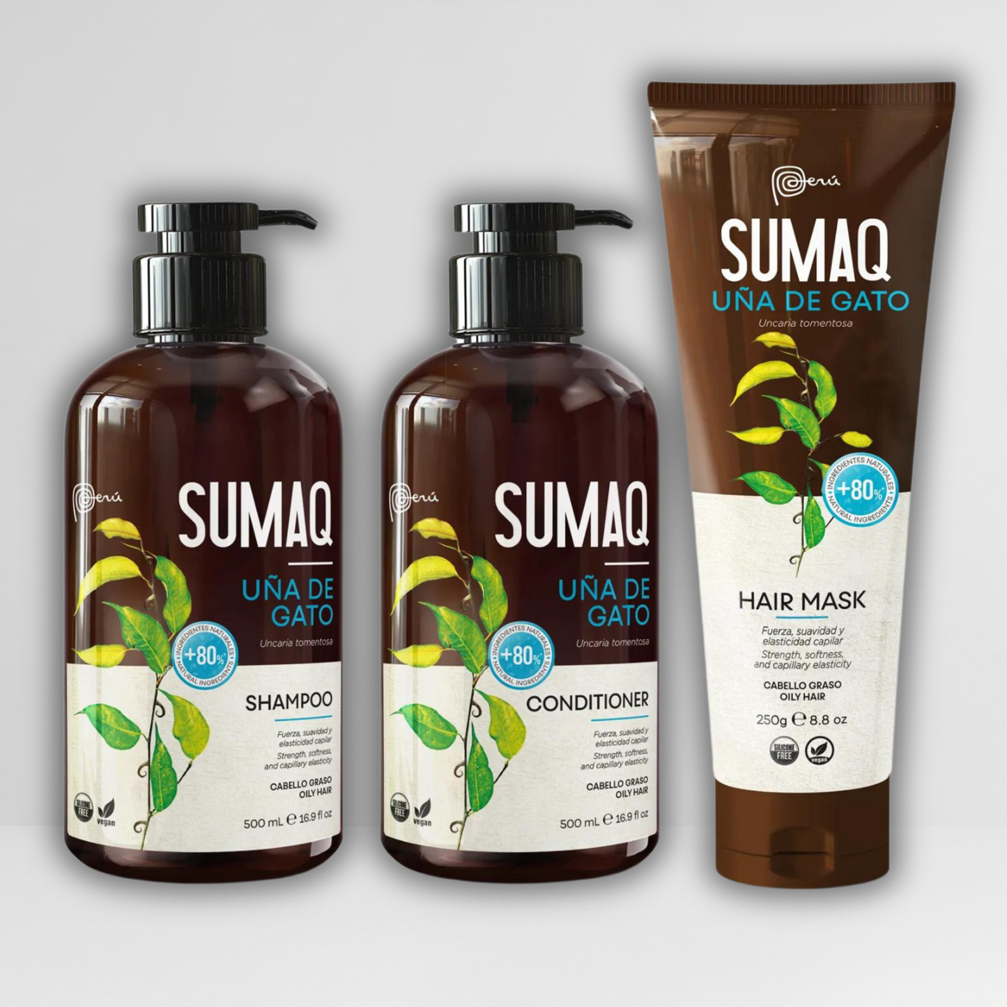 Pack SUMAQ Uña de Gato-Cabellos Grasos