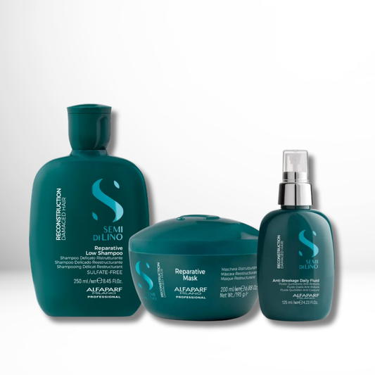 Pack Alfaparf Reparative-Shampoo 250 ml + Mask 200 ml +Anti-breakage Fluid 125 ml