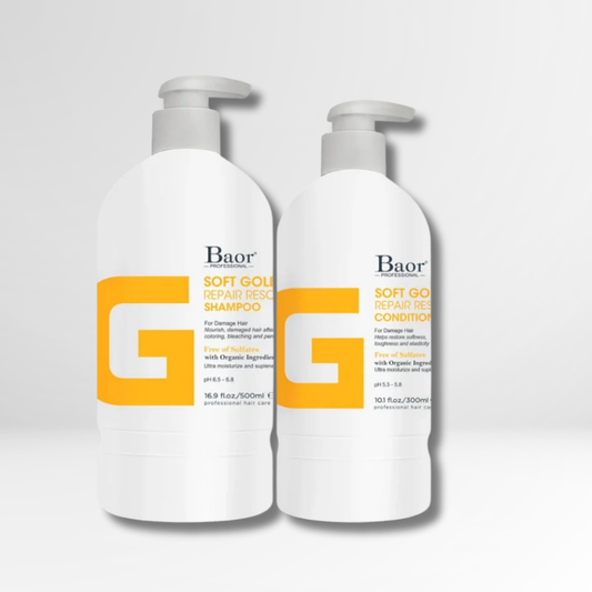 DÚO REPARACIÓN BAOR G-SOF GOLD (Shampoo + Acondicionador)