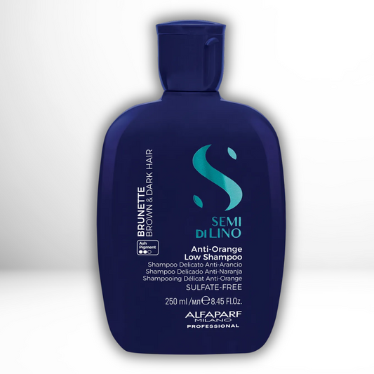 Brunette Anti Orange Shampo 250 ml - ALFAPARF SEMI DI LINO