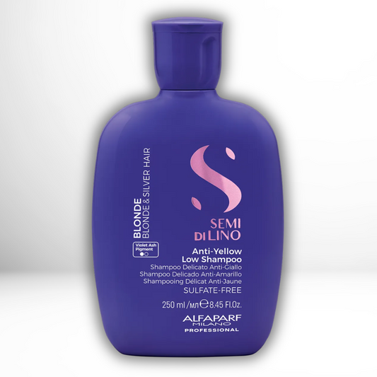 Blonde Anti Yellow Shampoo 250 ml - ALFAPARF SEMI DI LINO