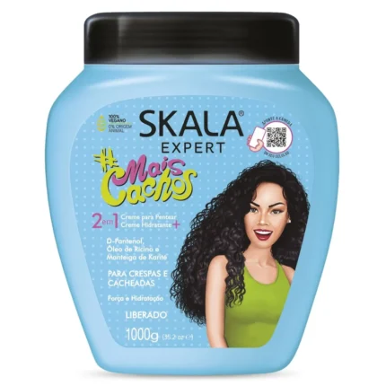 Crema para definir rizos Skala Mais Cachos 1kg tratamiento 2 en 1 en Fabiluna Perú.
