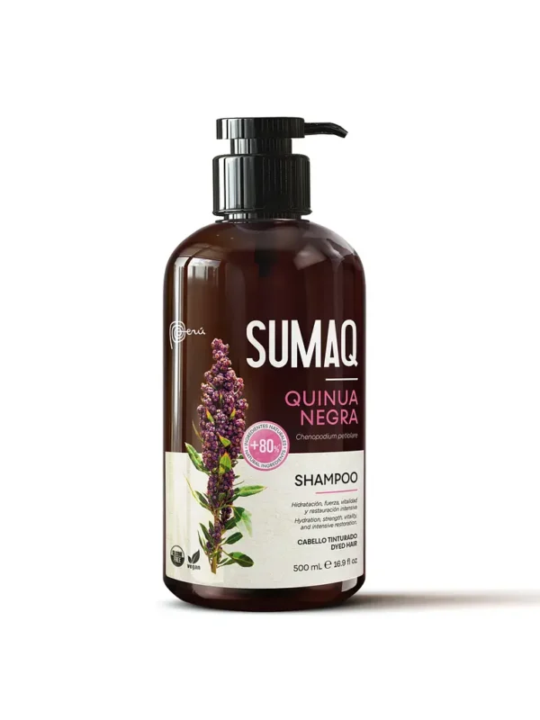 Shampoo Sumaq Quinua Negra para fortalecimiento y brillo del cabello